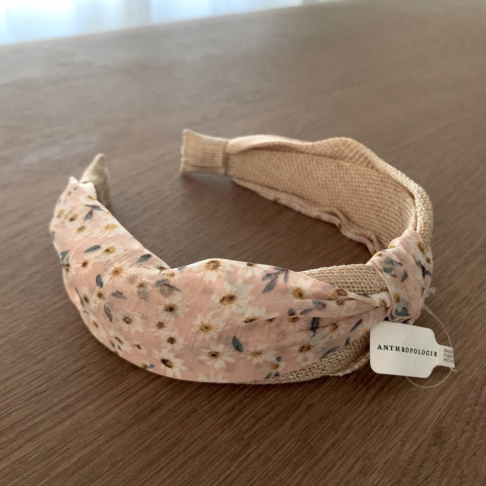 Anthropologie Floral Headband